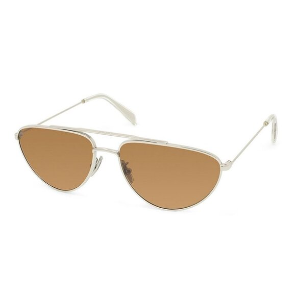 NWT CELINE SUNGLASSES SILVER ORANGE - Picture 1 of 3
